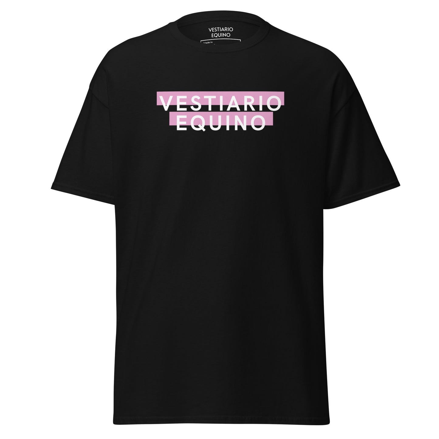 Vestiario Equino Line Identity Tee Black/Pink
