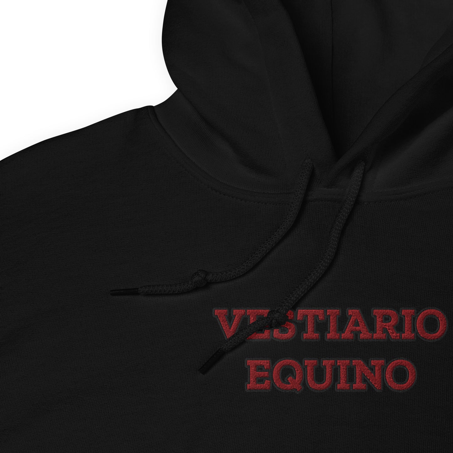 Vestiario Equino Rubrum Classic Identity Hoodie Black/Bordeaux