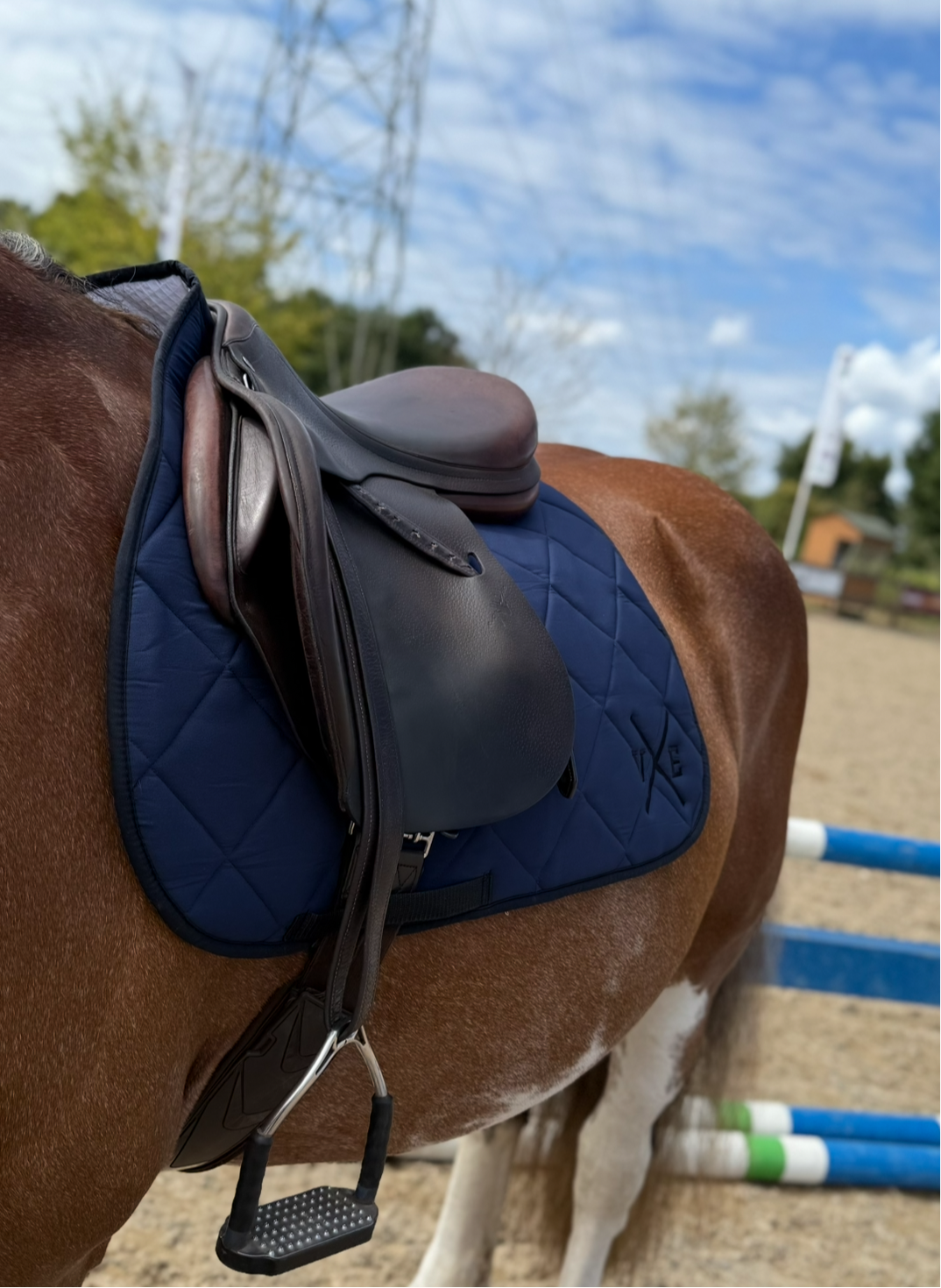 VE Dekje Springen Blauw