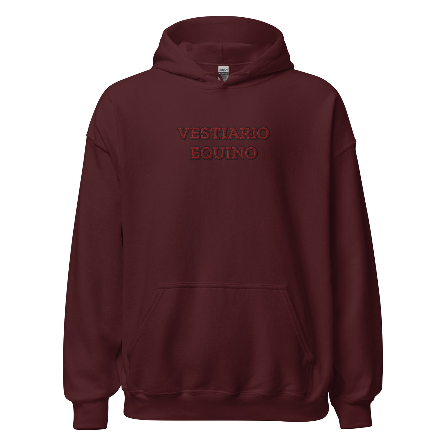 Vestiario Equino Rubrum Classic Identity Hoodie Maroon