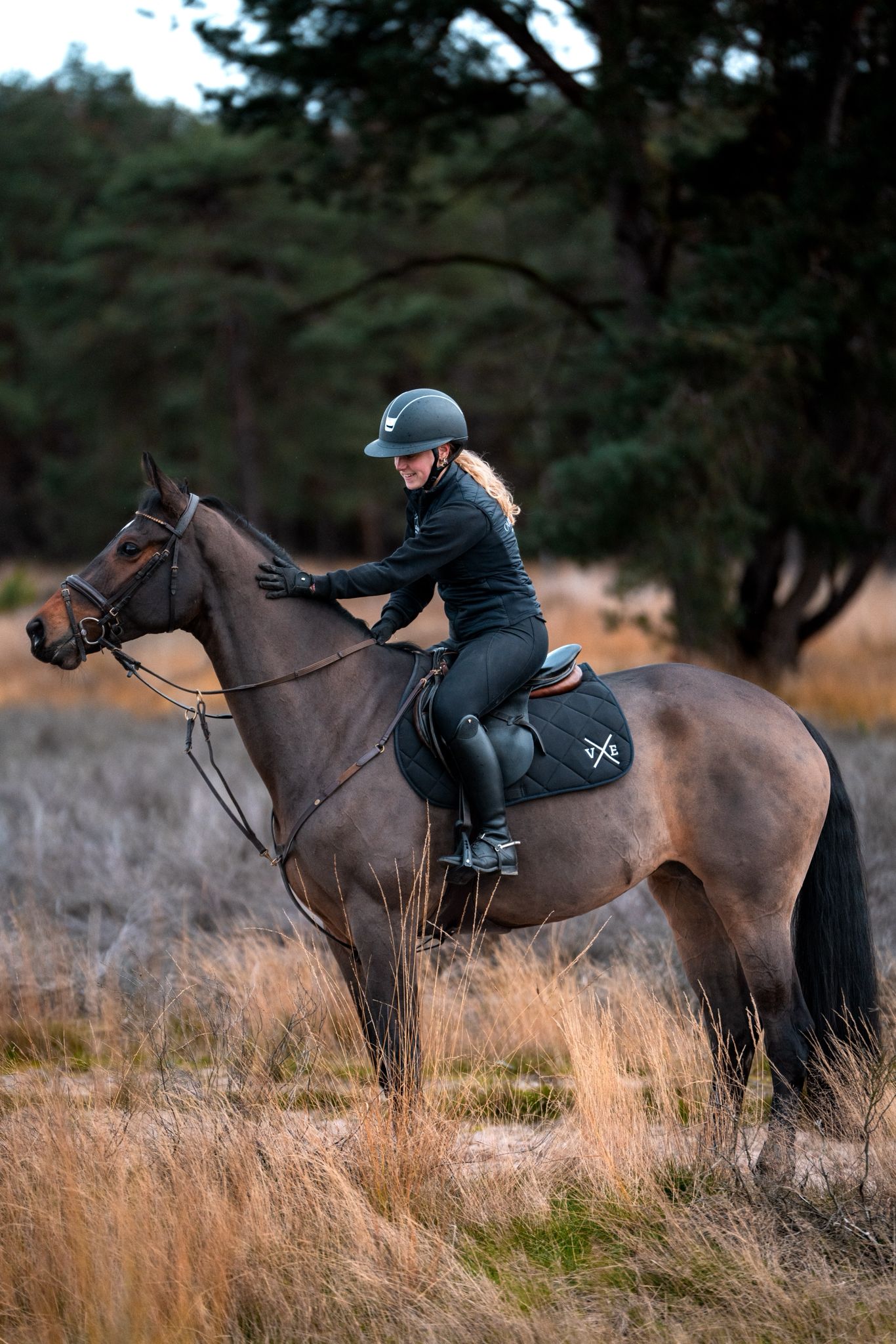 Vestiario Equino Spring Dekje Zwart
