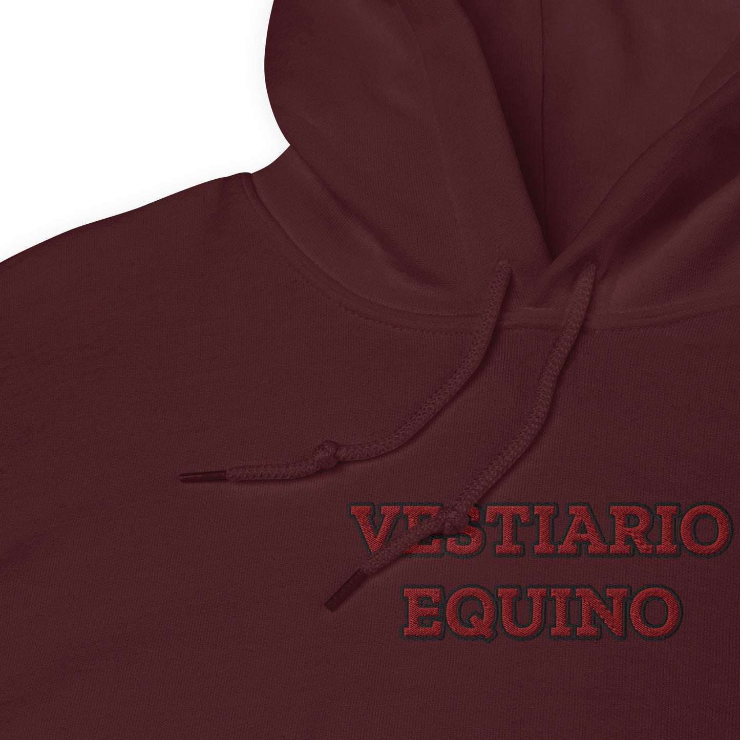 Vestiario Equino Rubrum Classic Identity Hoodie Maroon