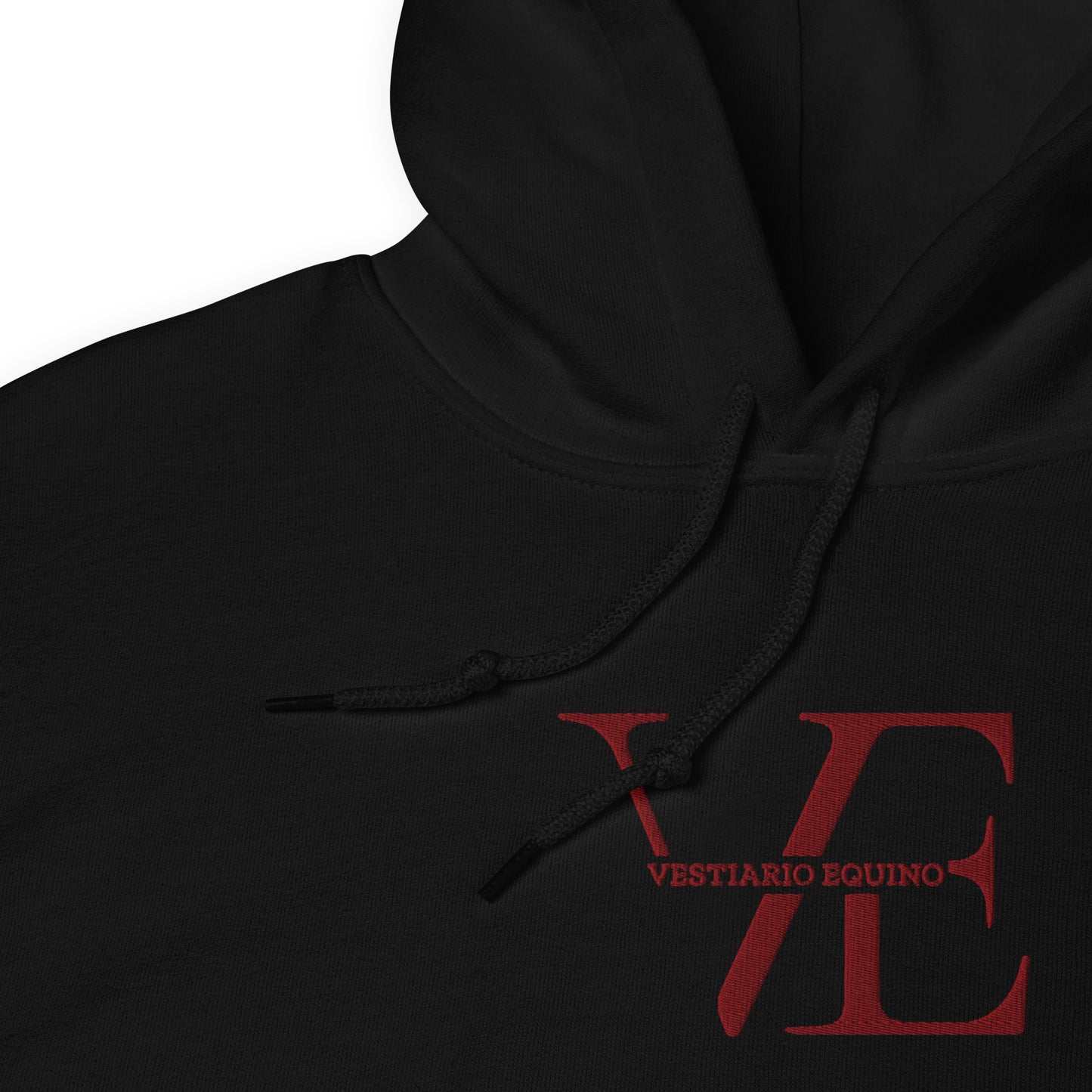 Vestiario Equino Rubrum Silent Signature Hoodie Black/Bordeaux