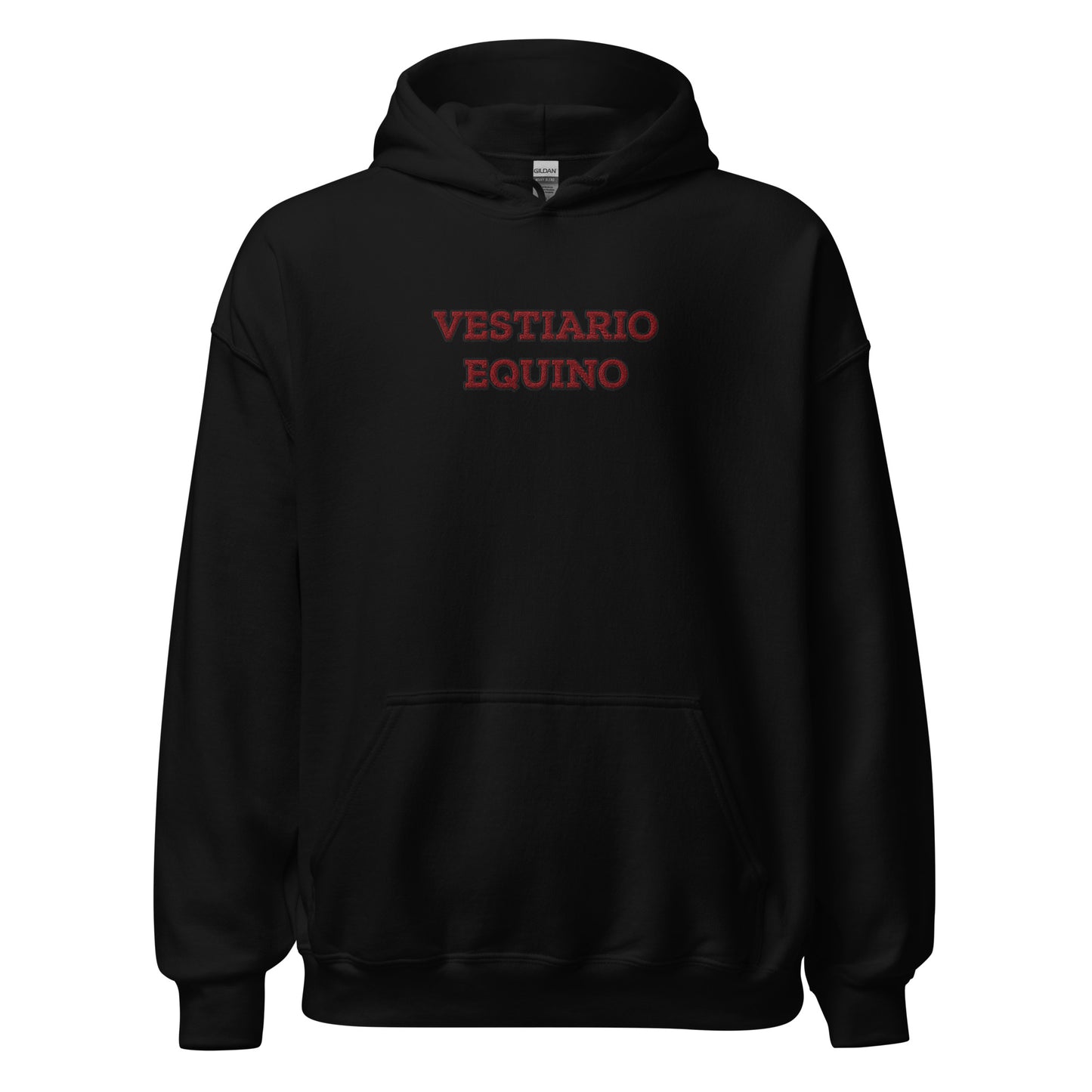 Vestiario Equino Rubrum Classic Identity Hoodie Black/Bordeaux