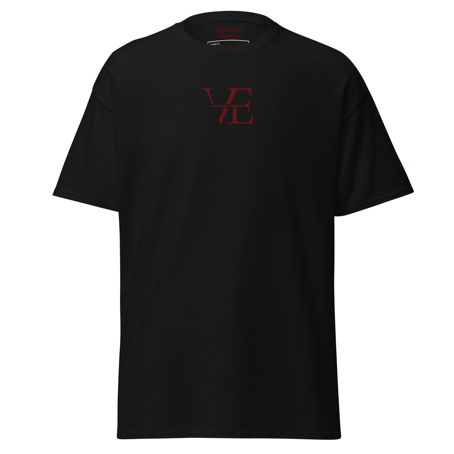 Vestiario Equino Silent Signature Tee Black/Bordeaux
